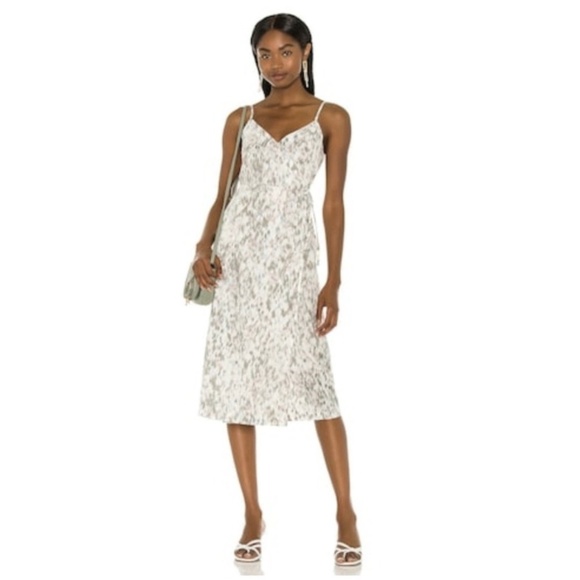 Amuse Society Dresses & Skirts - Amuse Society Spaghetti Strap Midi Dress | NWT | Size S | Wrap Silhouette